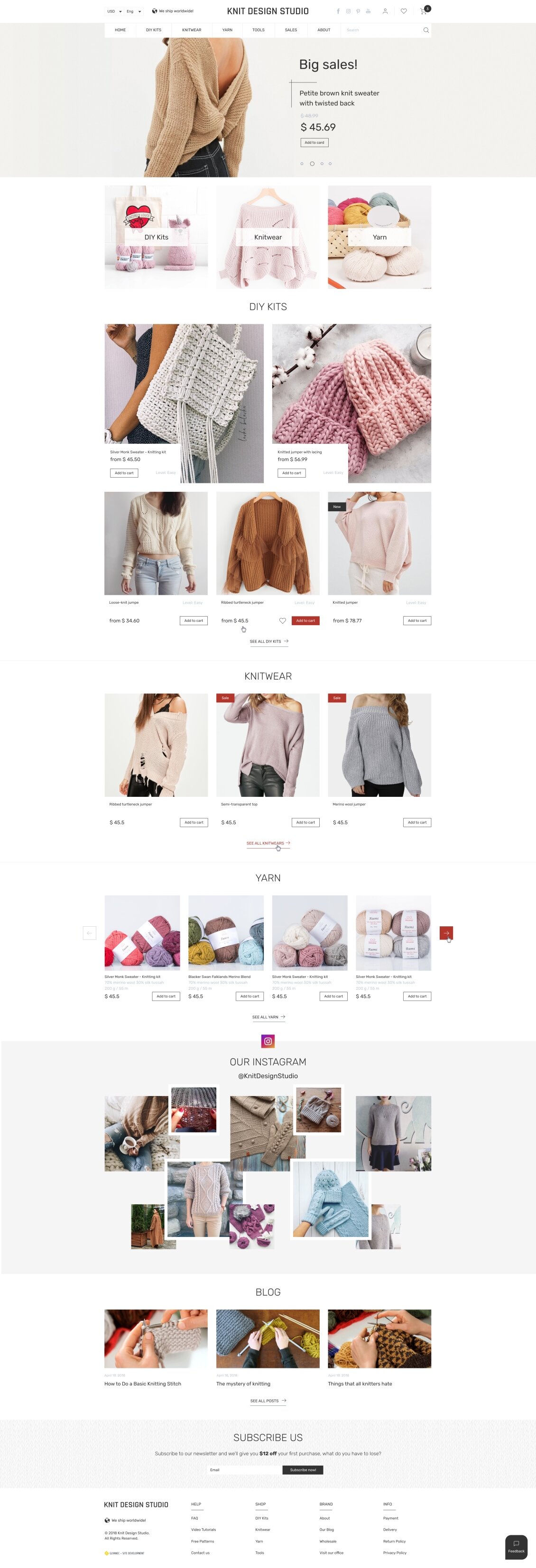 ™ Glowit, studio projektowania stron internetowych — Sklep internetowy Knitdesign_8