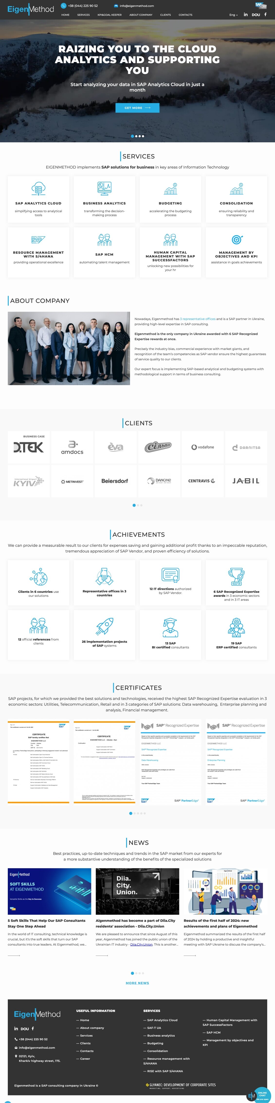 ™ Glowit, studio projektowania stron internetowych — Strona korporacyjna firmy AIGHENMETOD_13