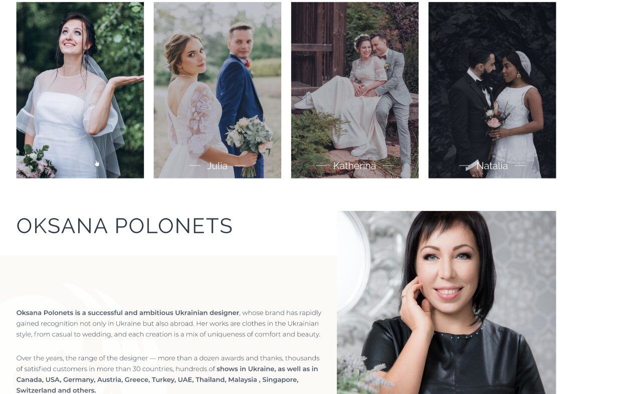 ™ Glowit, studio projektowania stron internetowych — Strona promocyjna studia projektowego Oksana Polonets_3