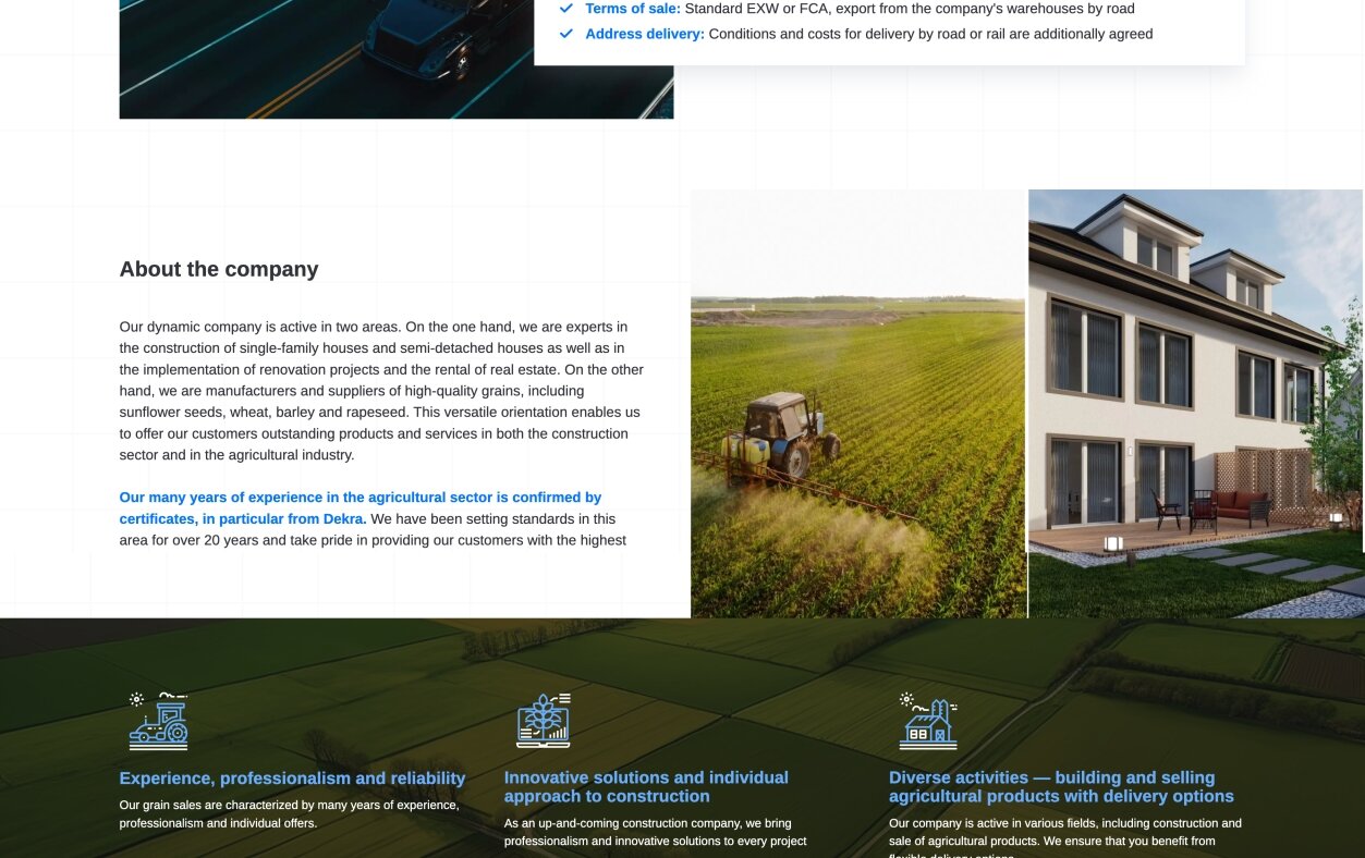 ™ Glowit, studio projektowania stron internetowych — Strona promocyjna firmy Maren Handel_2