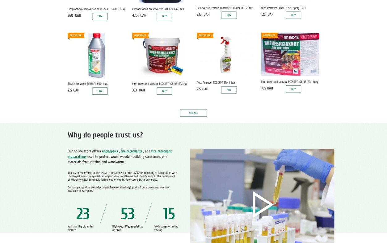 ™ Glowit, studio projektowania stron internetowych — Sklep internetowy Domu Handlowego Ukrhim_2