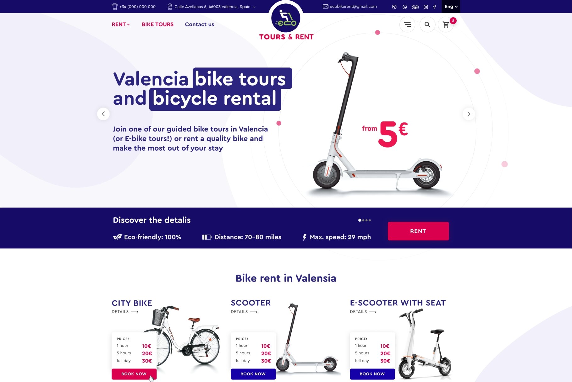 ™ Glowit, studio projektowania stron internetowych — Sklep internetowy Ecobikerent _0