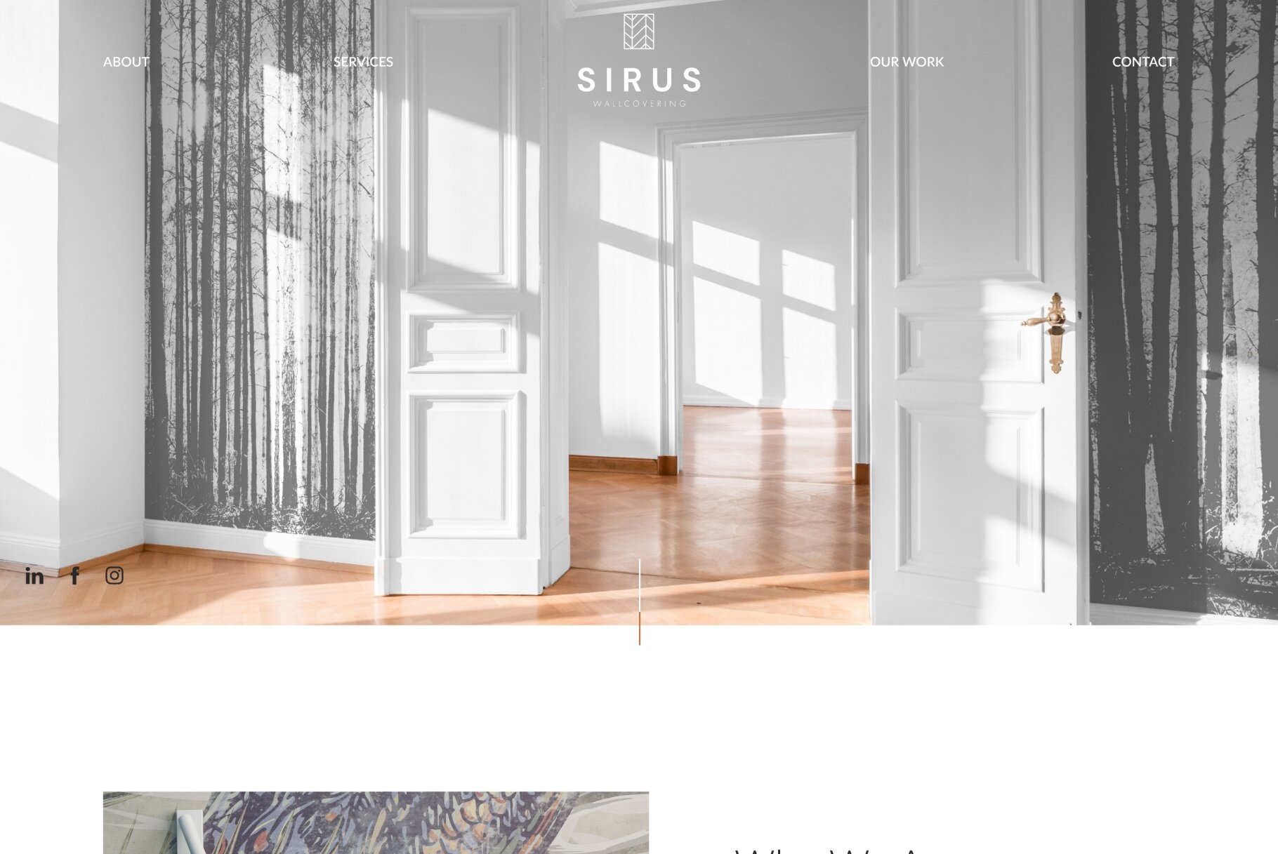 ™ Glowit, studio projektowania stron internetowych — Strona promocyjna oklein ściennych Sirus_0