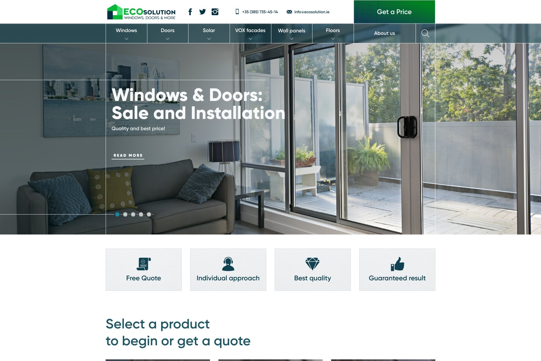 ™ Glowit, studio projektowania stron internetowych — Strona korporacyjna dla firmy EcoSolution_0