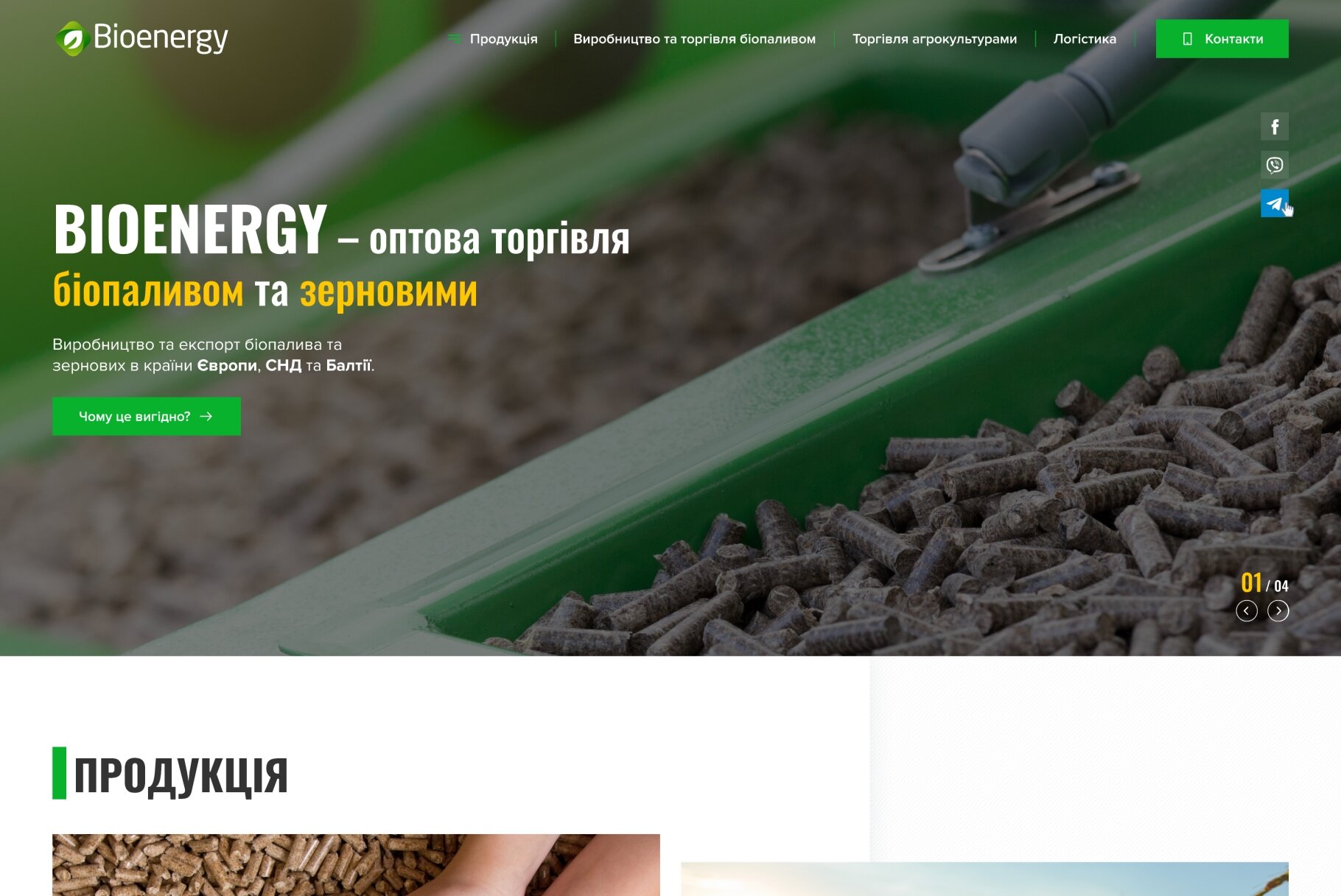 ™ Glowit, studio projektowania stron internetowych — Strona korporacyjna firmy Bioenergy_1