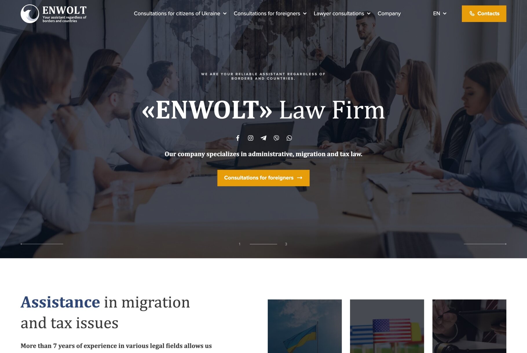 ™ Glowit, studio projektowania stron internetowych — Strona promocyjna Envolt_2