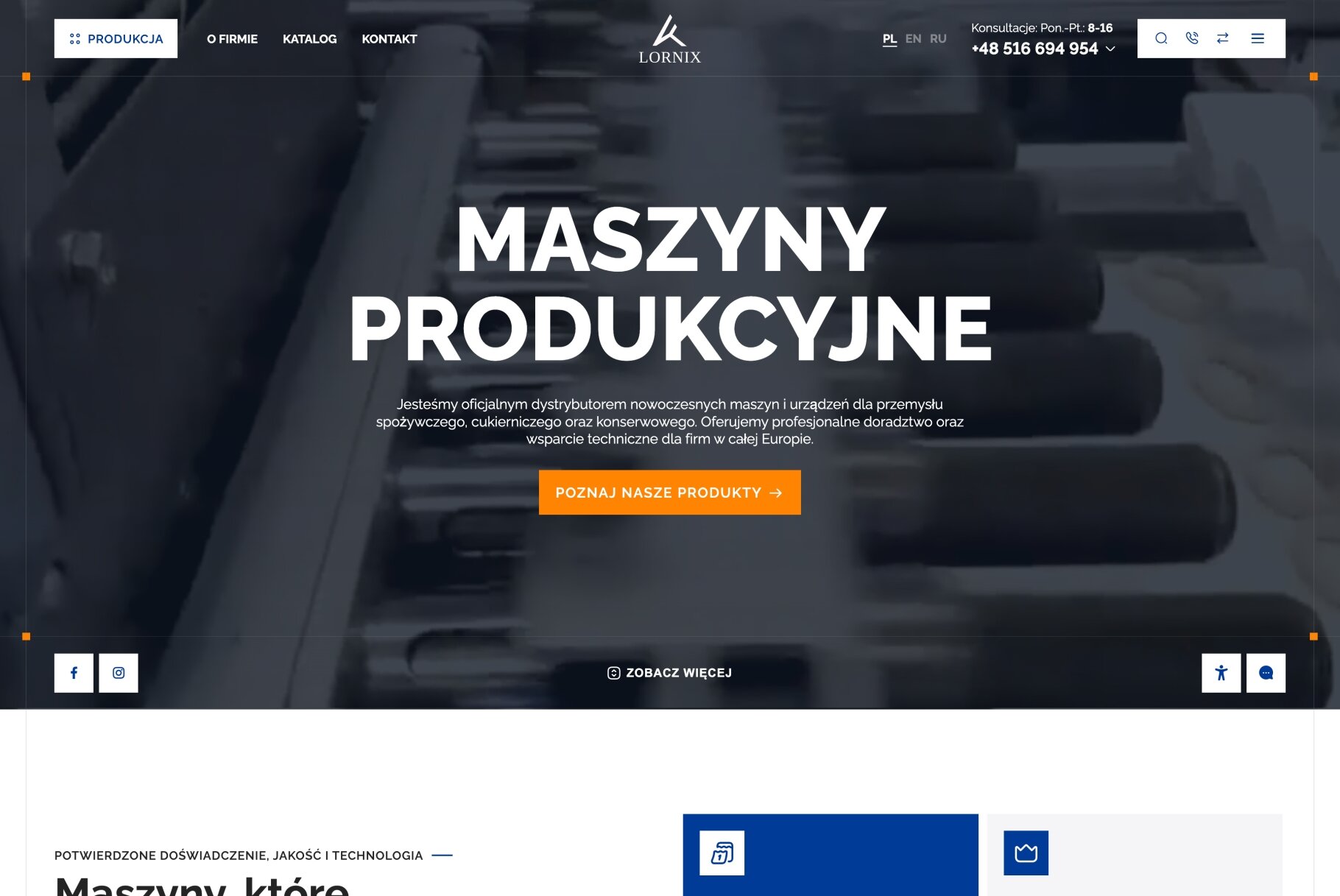 ™ Glowit, studio projektowania stron internetowych — Strona Lornix_2