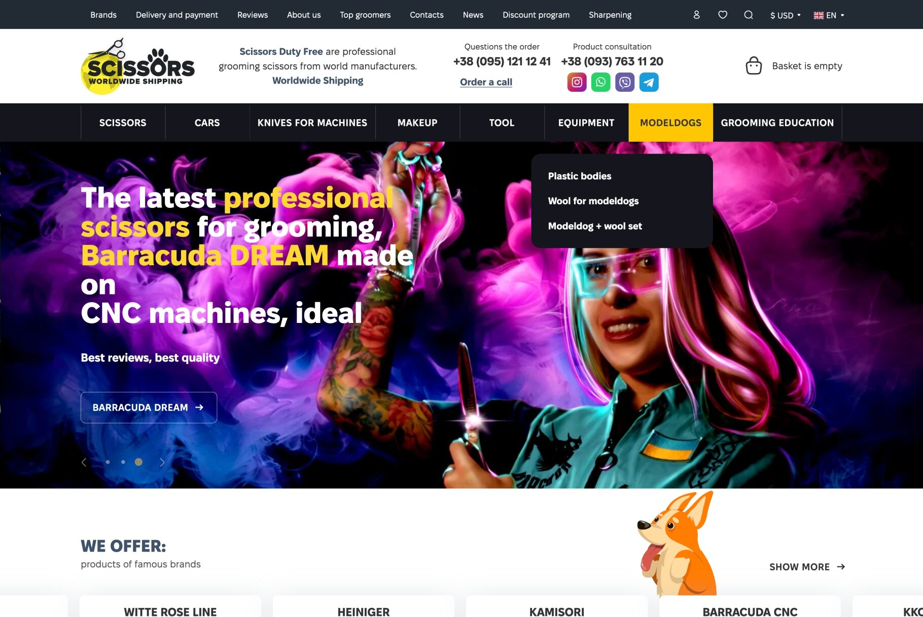 ™ Glowit, studio projektowania stron internetowych — Sklep internetowy Nożyczki Duty Free_1