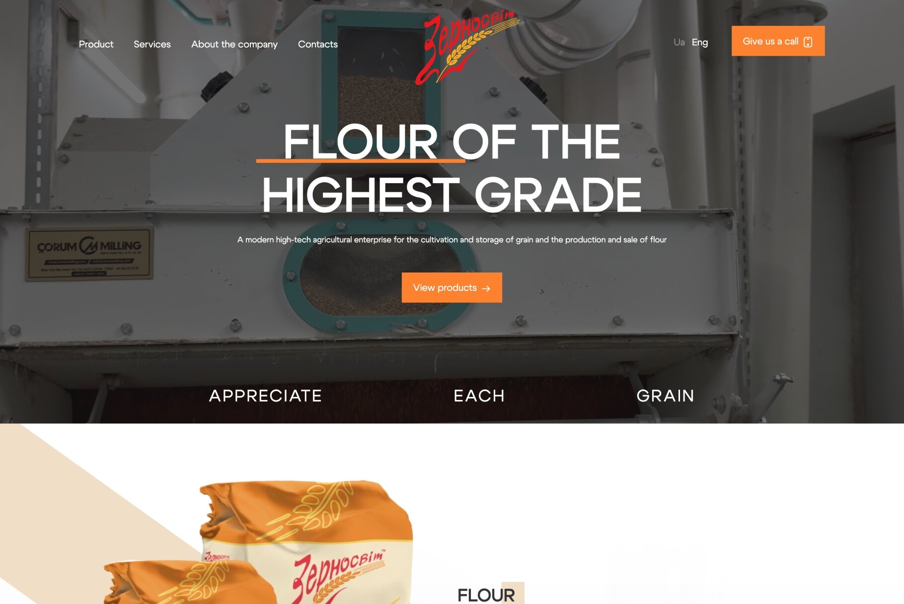 ™ Glowit, studio projektowania stron internetowych — Strona promocyjna Zernosvit_2