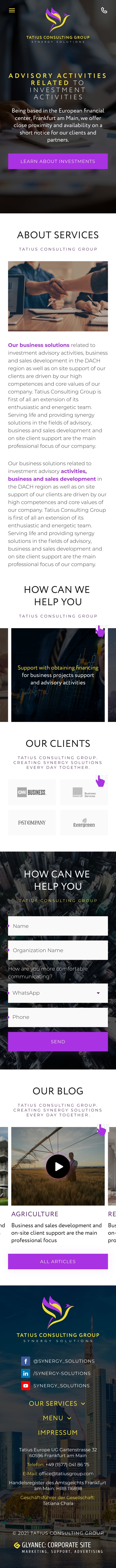 ™ Glowit, studio projektowania stron internetowych — Strona promocyjna Tatius Consulting Group_19