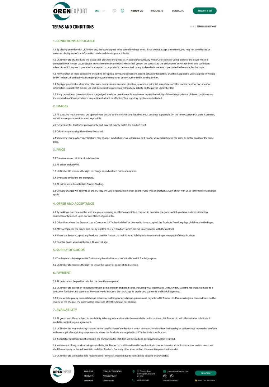 interior page design on the topic Strona jest w języku angielskim — Strona korporacyjna 9